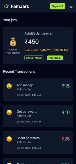 FamJars – screenshot 8