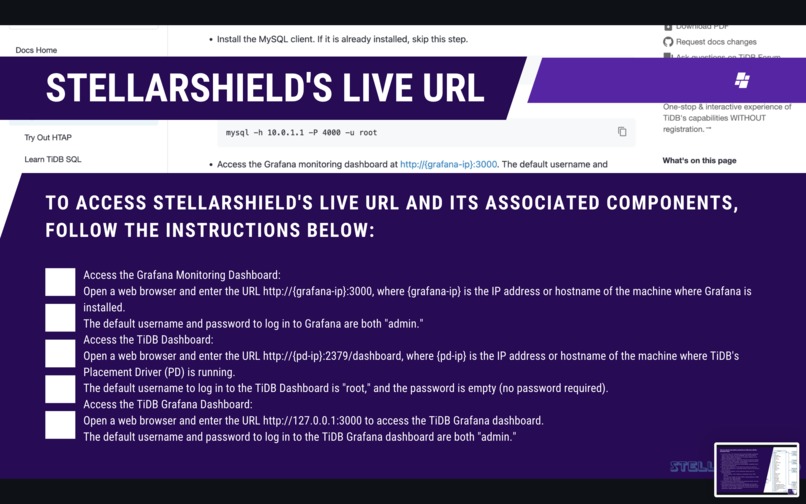 StellarShield TiDB  – screenshot 10