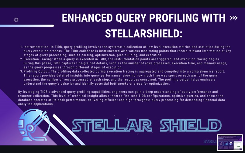 StellarShield TiDB  – screenshot 20