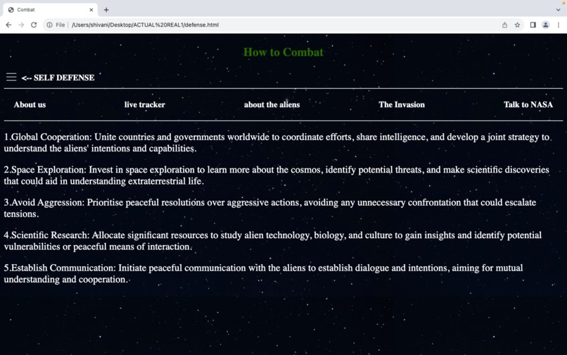 M.A.V._TheAlienTimes_WebDev – screenshot 4