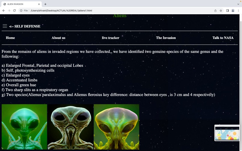 M.A.V._TheAlienTimes_WebDev – screenshot 8