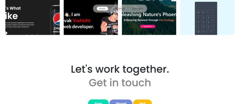 Portfolio || Devak Vashisht – screenshot 2