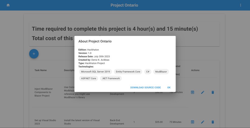 Project Ontario – screenshot 3
