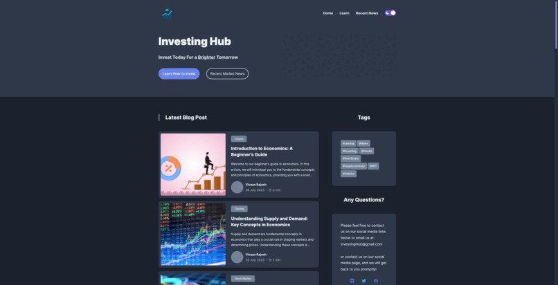 Investing Hub – screenshot 1