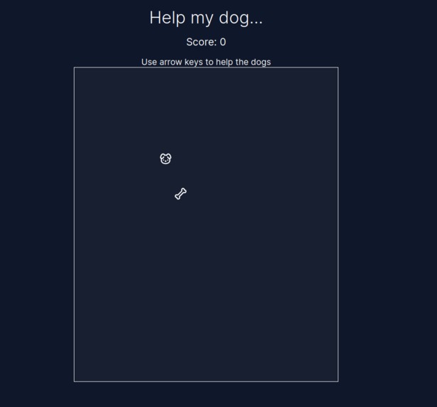 Dog wants bone (game) – screenshot 1