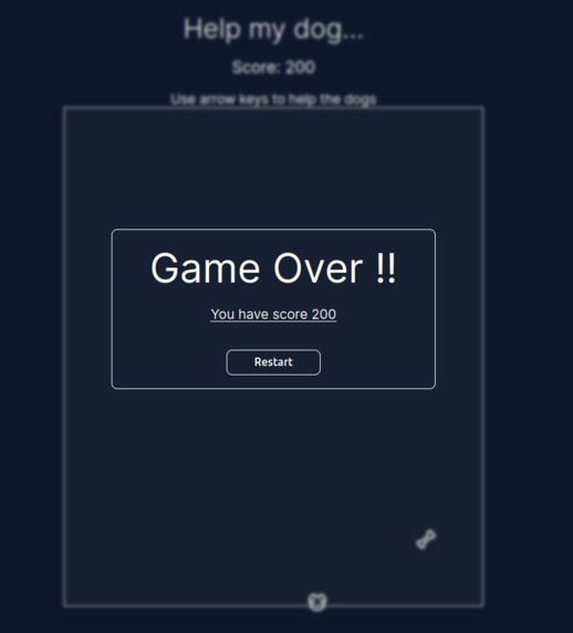 Dog wants bone (game) – screenshot 2