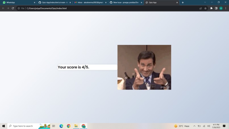 Quiz App – screenshot 2