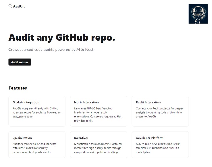 Audgit.ai - Marketplace for AI GitHub Issue Audits – screenshot 2