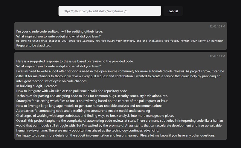 Audgit.ai - Marketplace for AI GitHub Issue Audits – screenshot 3