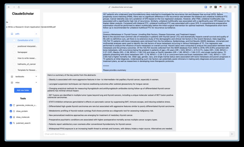 ClaudeScholar – screenshot 2