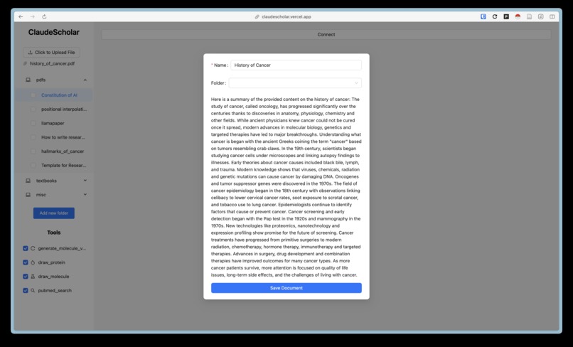ClaudeScholar – screenshot 4