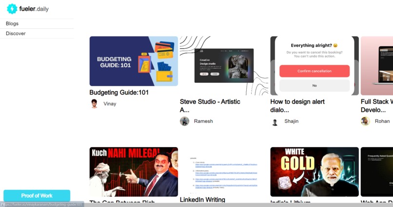 fueler.daily – screenshot 2
