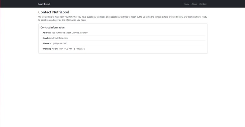 NutriFood – screenshot 2