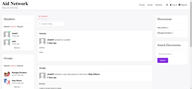 Aid Network – screenshot 4