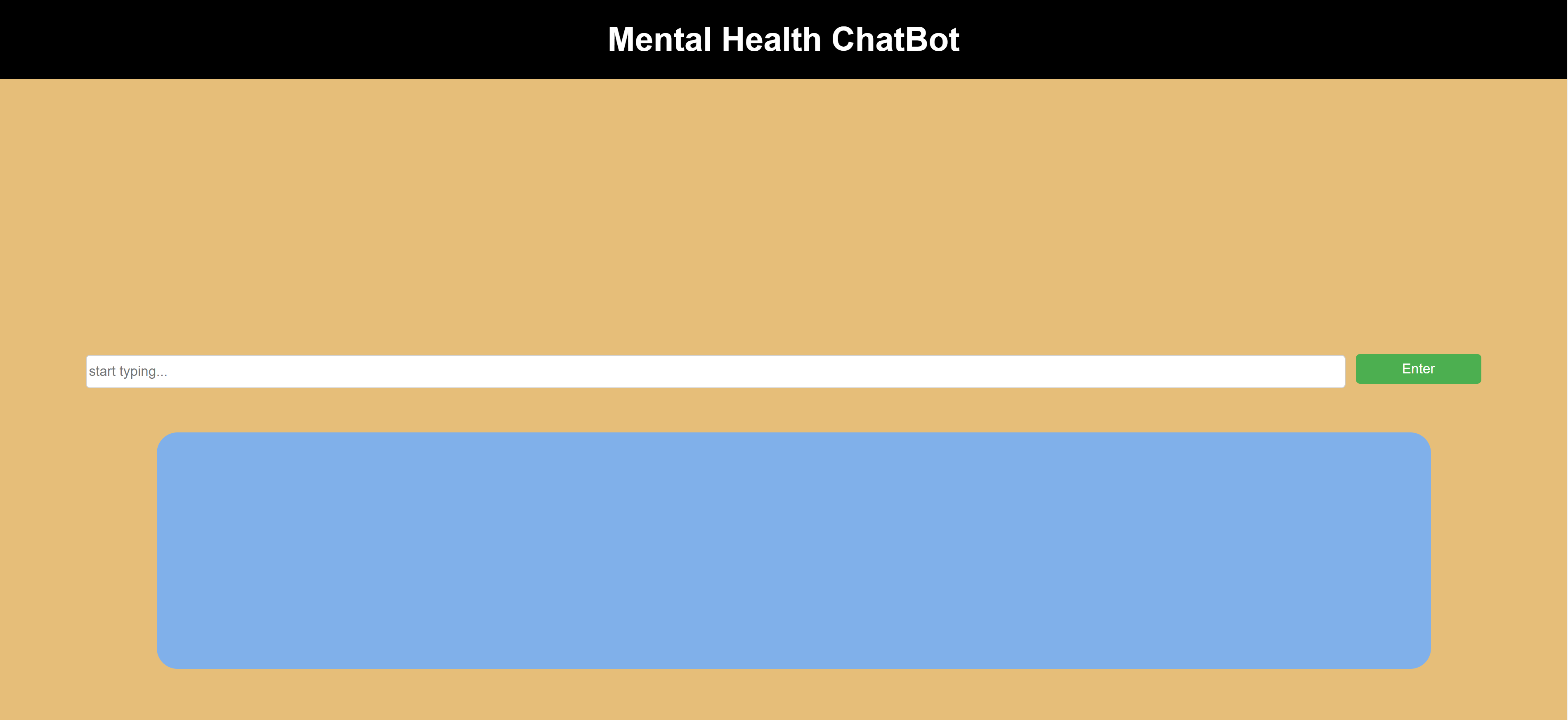 Mental Health ChatBot - Novice Hackathon | Devpost
