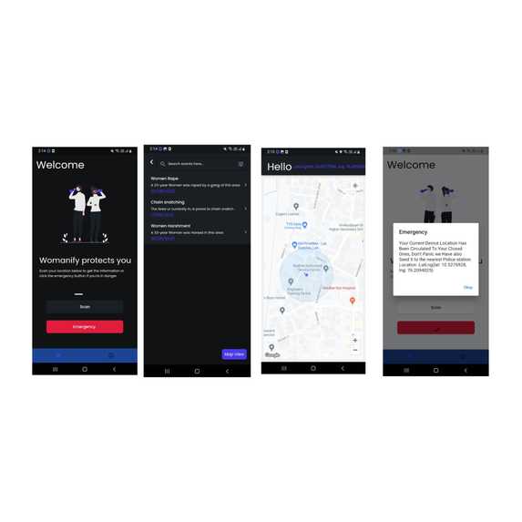 Womenify and Wopo Applications for Women's Safety – screenshot 2