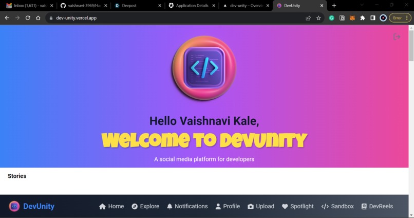 Devgram – screenshot 1
