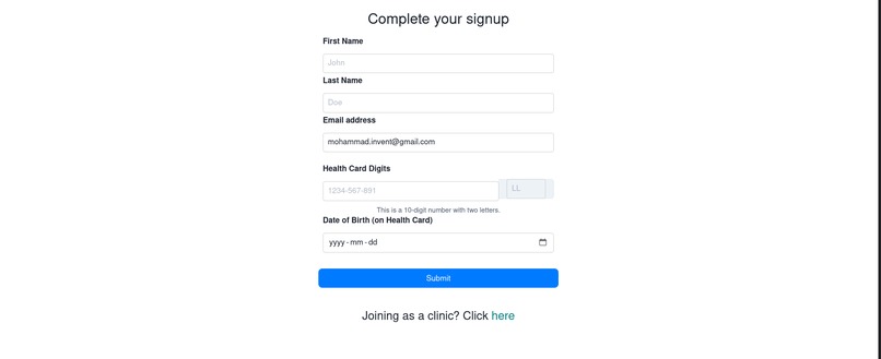 CareConnect – screenshot 2