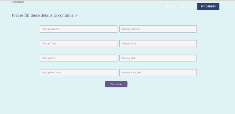 DeliverEase – screenshot 1