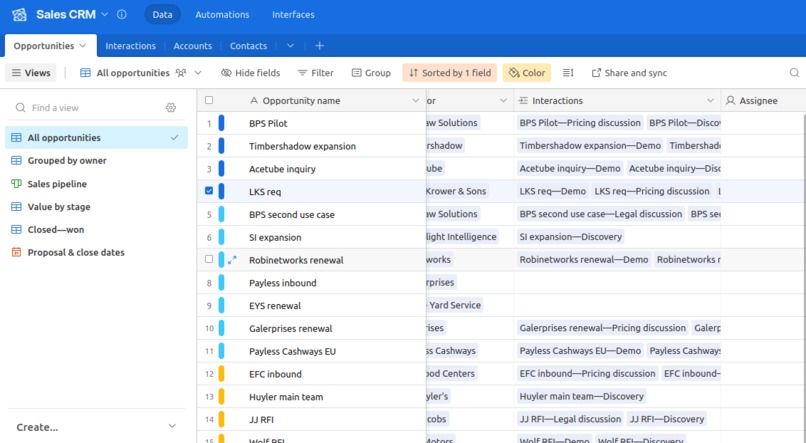 Customer Relationship Management. – screenshot 1