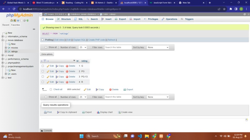 Movie Database – screenshot 1
