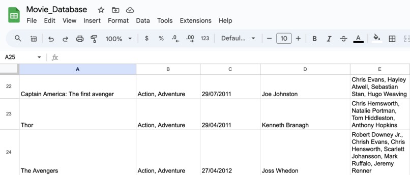 Movie Database – screenshot 2