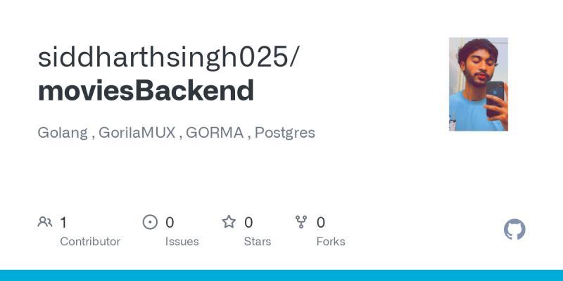 MovieBackend – screenshot 1