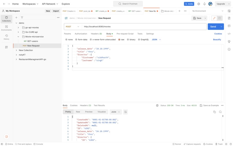 MovieBackend – screenshot 2