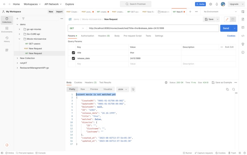 MovieBackend – screenshot 3