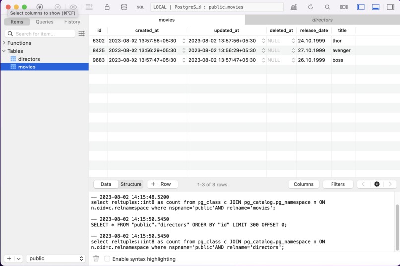 MovieBackend – screenshot 4