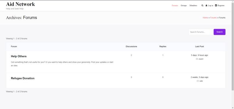 Aid Network – screenshot 3
