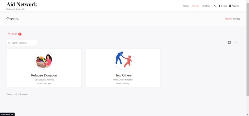 Aid Network – screenshot 5