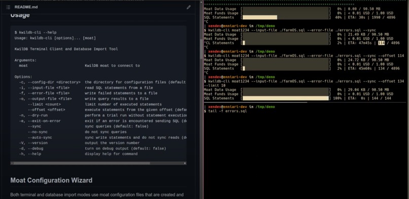 kwilX – screenshot 2