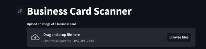 Business Card Scanner – screenshot 2