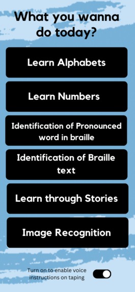 Team 1: Domain Expansion-Sanjay(Braille Learning App) – screenshot 7