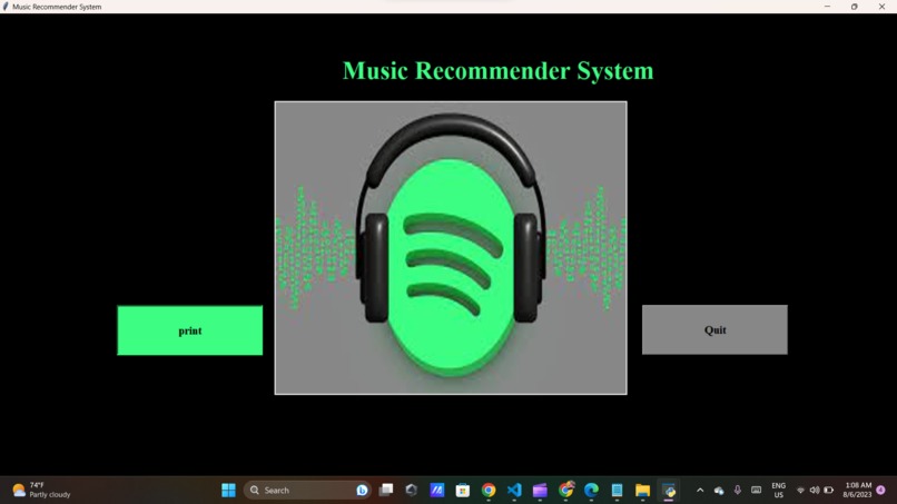 Team 586_Song Recommender System – screenshot 3