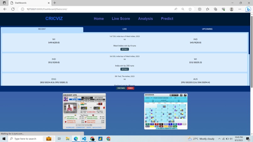 Team 288_Cricviz – screenshot 4