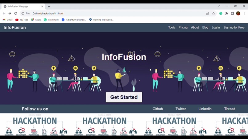 Team 391_InfoFusion – screenshot 1