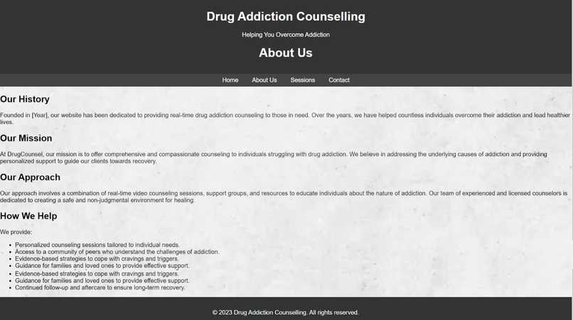 Team 12_LifeBeyondDrugs – screenshot 5