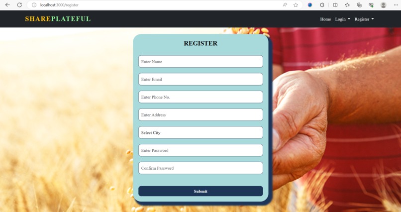 Team 649_FoodDonation – screenshot 3