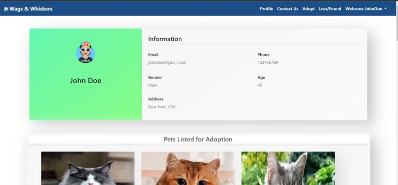 Team 255_Wags and Whiskers – screenshot 5