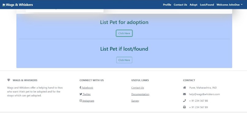 Team 255_Wags and Whiskers – screenshot 6