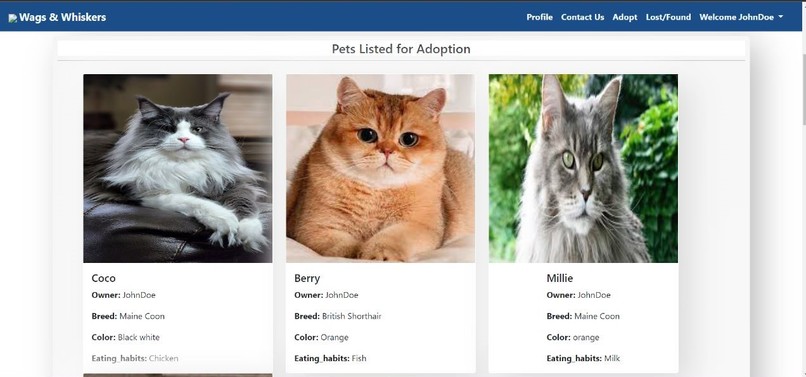 Team 255_Wags and Whiskers – screenshot 10