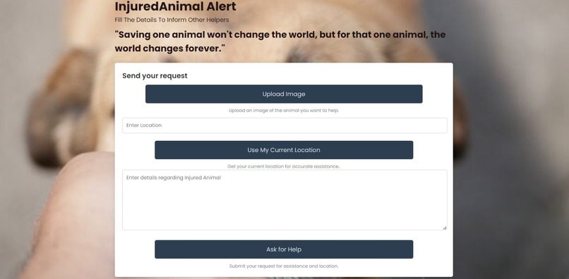 Pawsome(Animal welfare Website) – screenshot 2