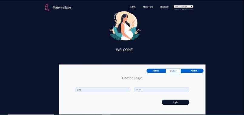 Team 738_MaternaSage(Maternal Health Care Website) – screenshot 1