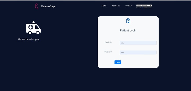 Team 738_MaternaSage(Maternal Health Care Website) – screenshot 2