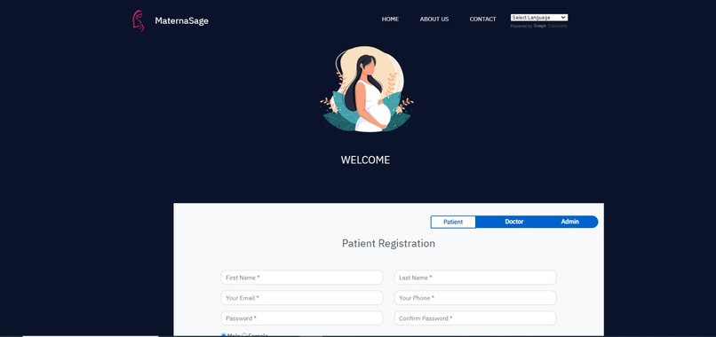 Team 738_MaternaSage(Maternal Health Care Website) – screenshot 3