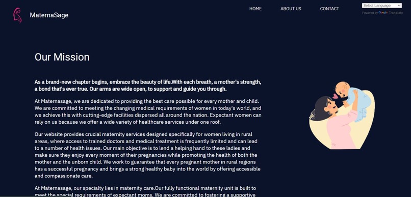 Team 738_MaternaSage(Maternal Health Care Website) – screenshot 5