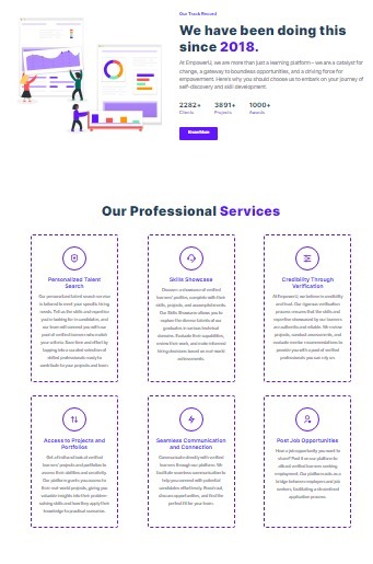 EmpowerU by  Team-11 – screenshot 5