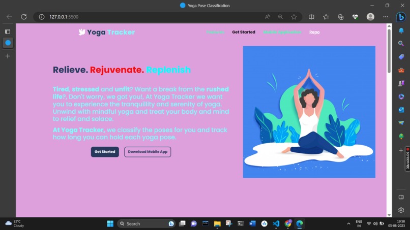 401 Yoga Detection and Correction – screenshot 3